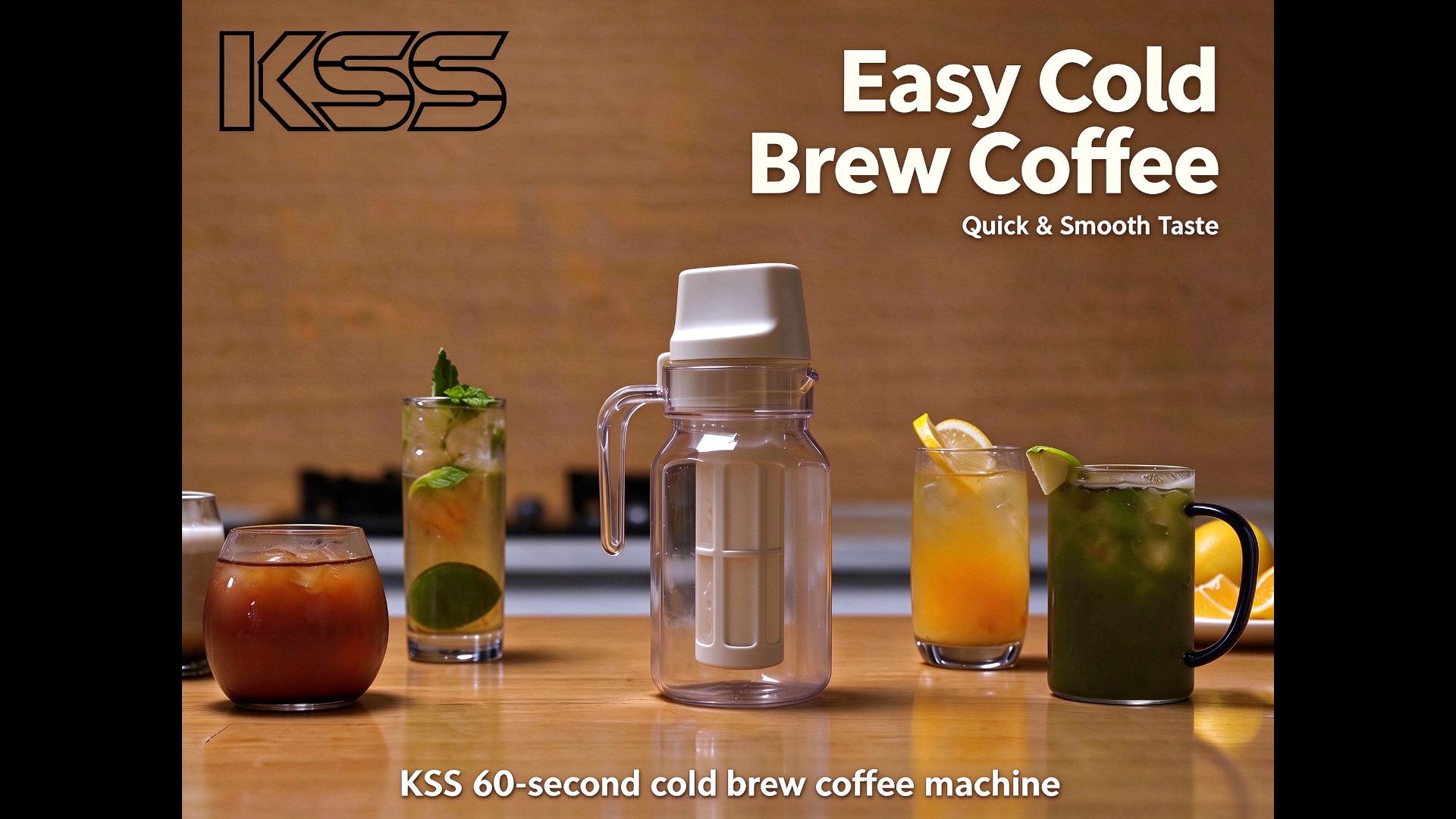KSS 60-second cold brew coffee machine