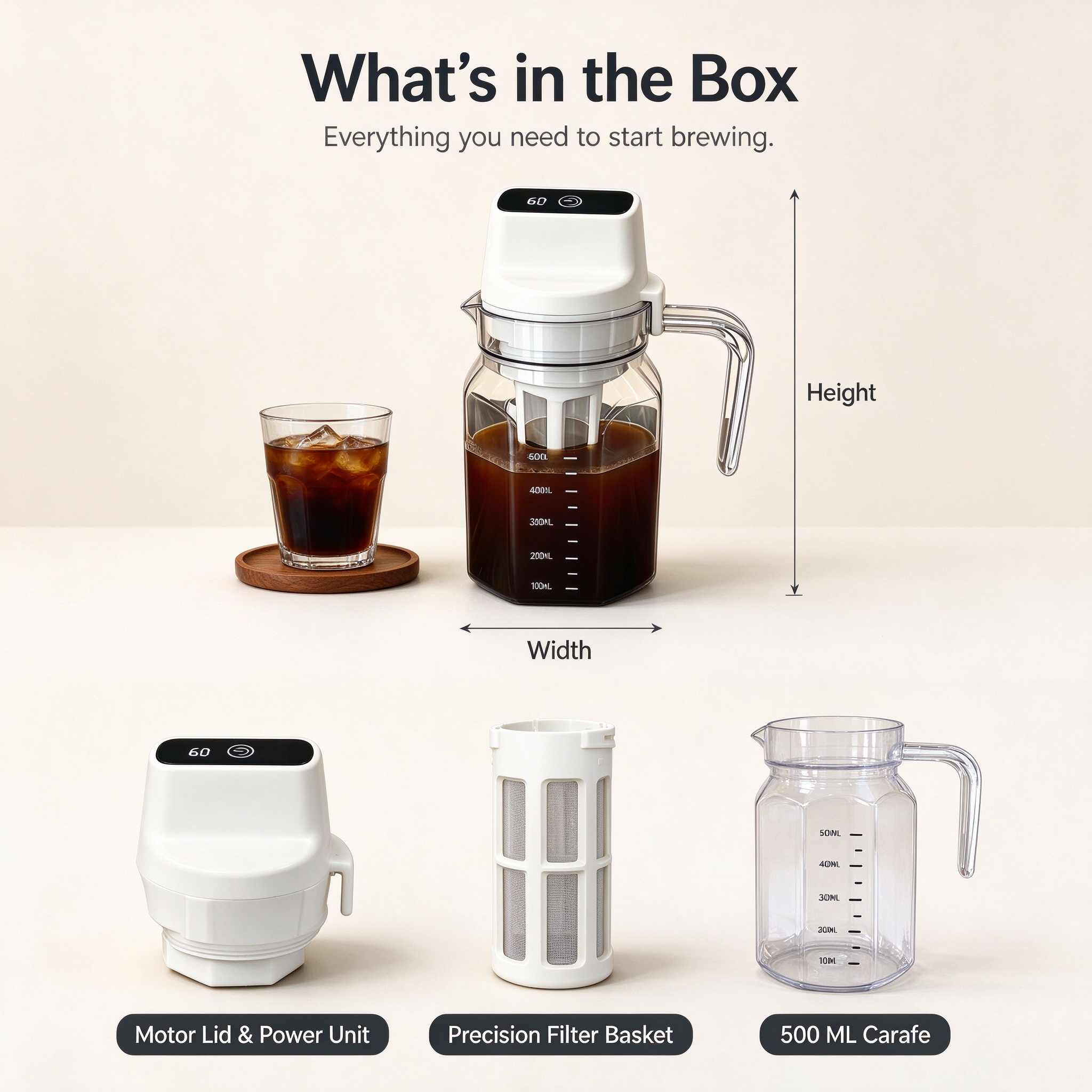 KSS KS001 60-Second Cold Brew Coffee Maker - Image 4